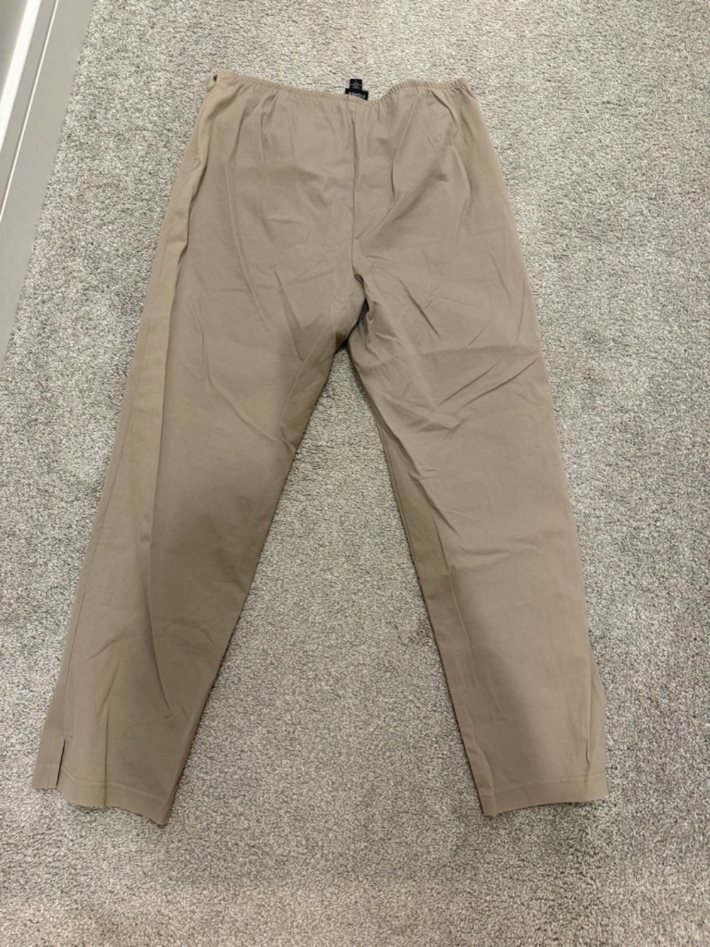 Eileen Fisher Stretch Tan Pants Size Small - Picture 2 of 3